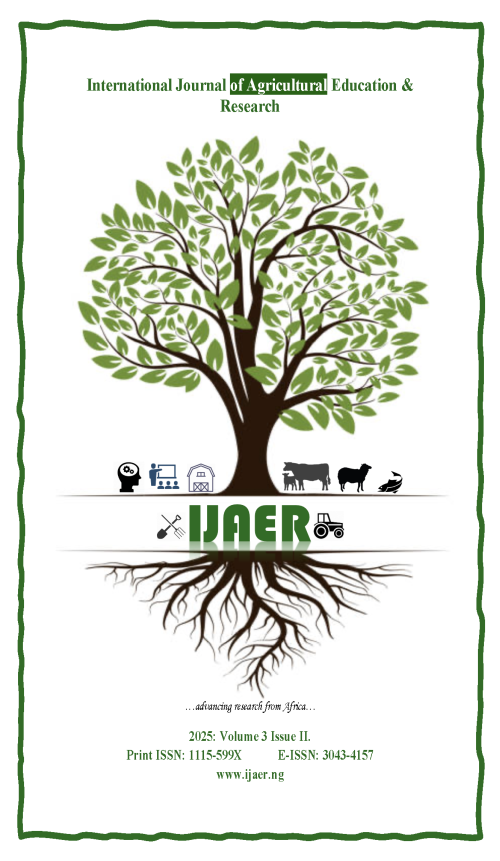 International Journal of Agricultural Education and Research