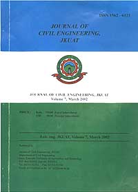 Journal of Civil Engineering, JKUAT