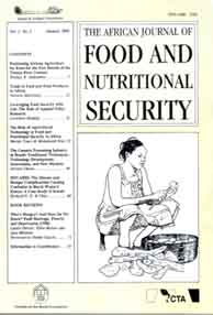 African Journal of Food and Nutritional Security