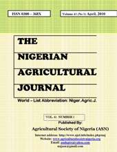 Nigeria Agricultural Journal