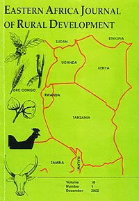 Eastern Africa Journal of Rural Development