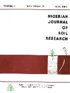 Nigerian Journal of Soil and Environmental Research