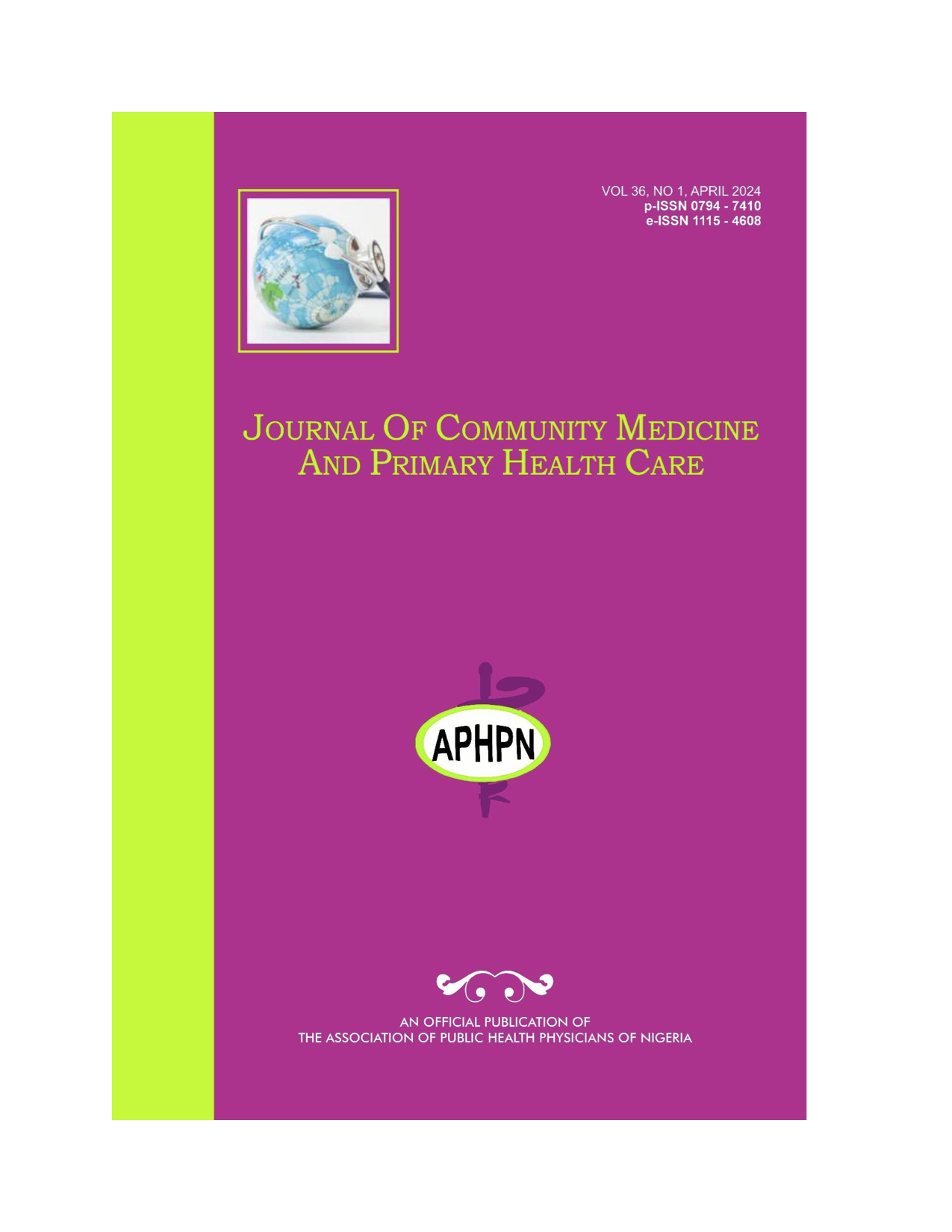 Journal of Community Medicine and Primary Health Care