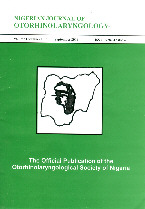 Nigerian Journal of Otorhinolaryngology