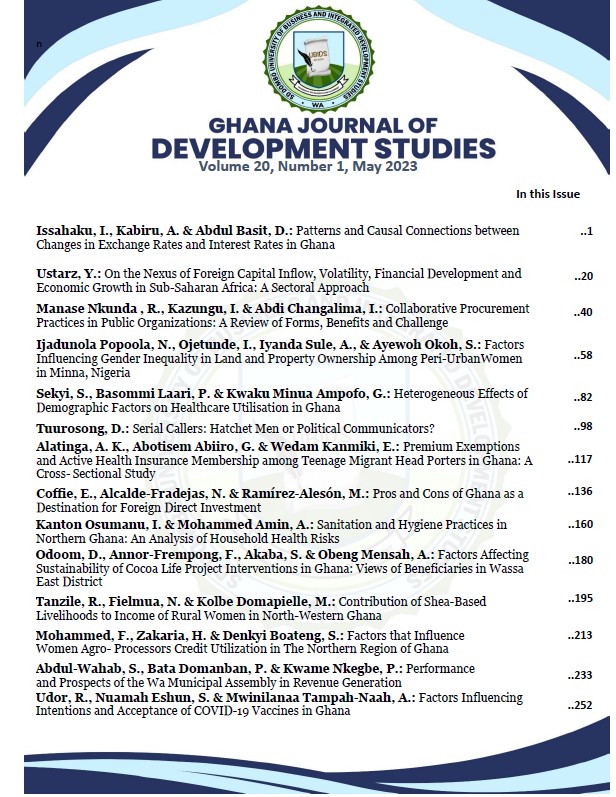 Ghana Journal of Development Studies