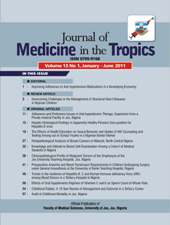 Journal of Medicine in the Tropics