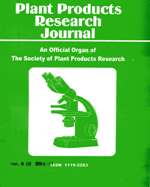 Plant Products Research Journal