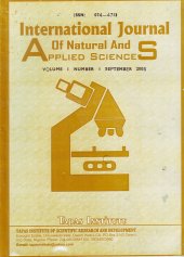 International Journal of Natural and Applied Sciences