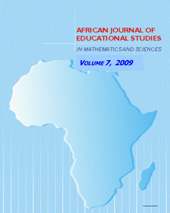 African Journal of Educational Studies in Mathematics and Sciences