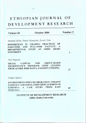 Ethiopian Journal of Development Research