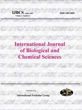 International Journal of Biological and Chemical Sciences