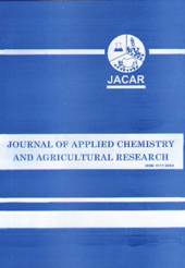 Journal of Applied Chemistry and Agricultural Research