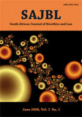 South African Journal of Bioethics and Law