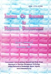 Journal of Research in National Development