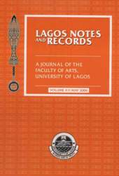 Lagos Notes and Records