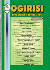 OGIRISI: a New Journal of African Studies