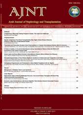 Arab Journal of Nephrology and Transplantation