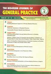 Nigerian Journal of General Practice