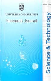 University of Mauritius Research Journal