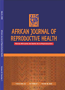 African Journal of Reproductive Health