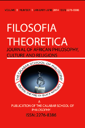 Filosofia Theoretica: Journal of African Philosophy, Culture and Religions