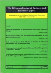 Ethiopian Journal of Business and Economics (The)