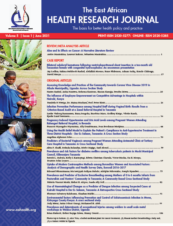 East African Health Research Journal