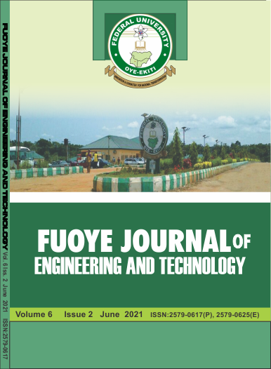 FUOYE Journal of Engineering and Technology