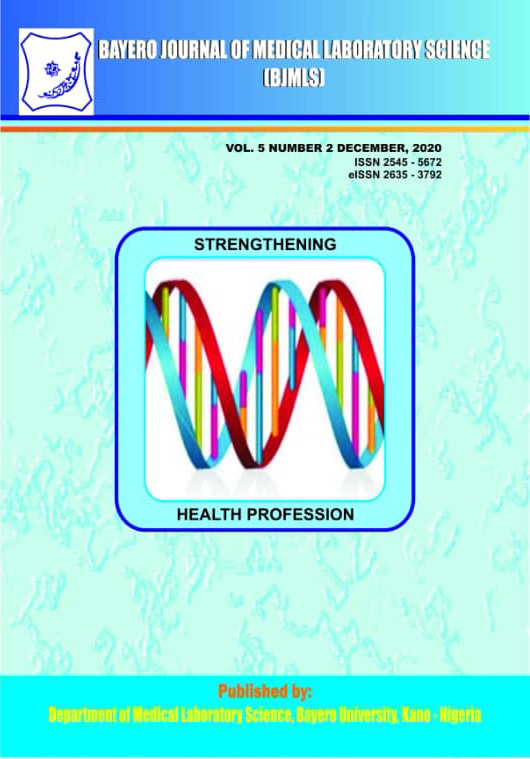 Bayero Journal of Medical Laboratory Science