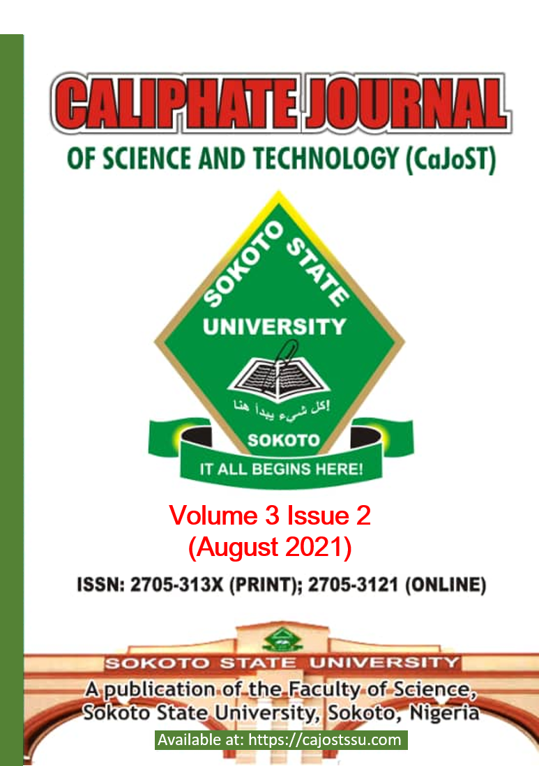 Caliphate Journal of Science and Technology