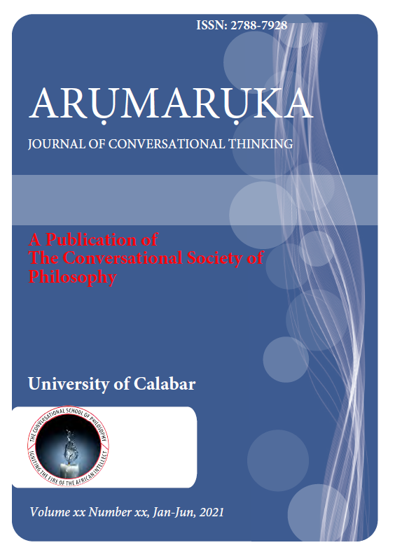 Arụmarụka: Journal of Conversational Thinking 