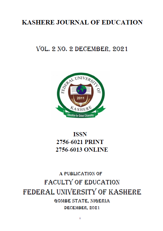 Kashere Journal of Education