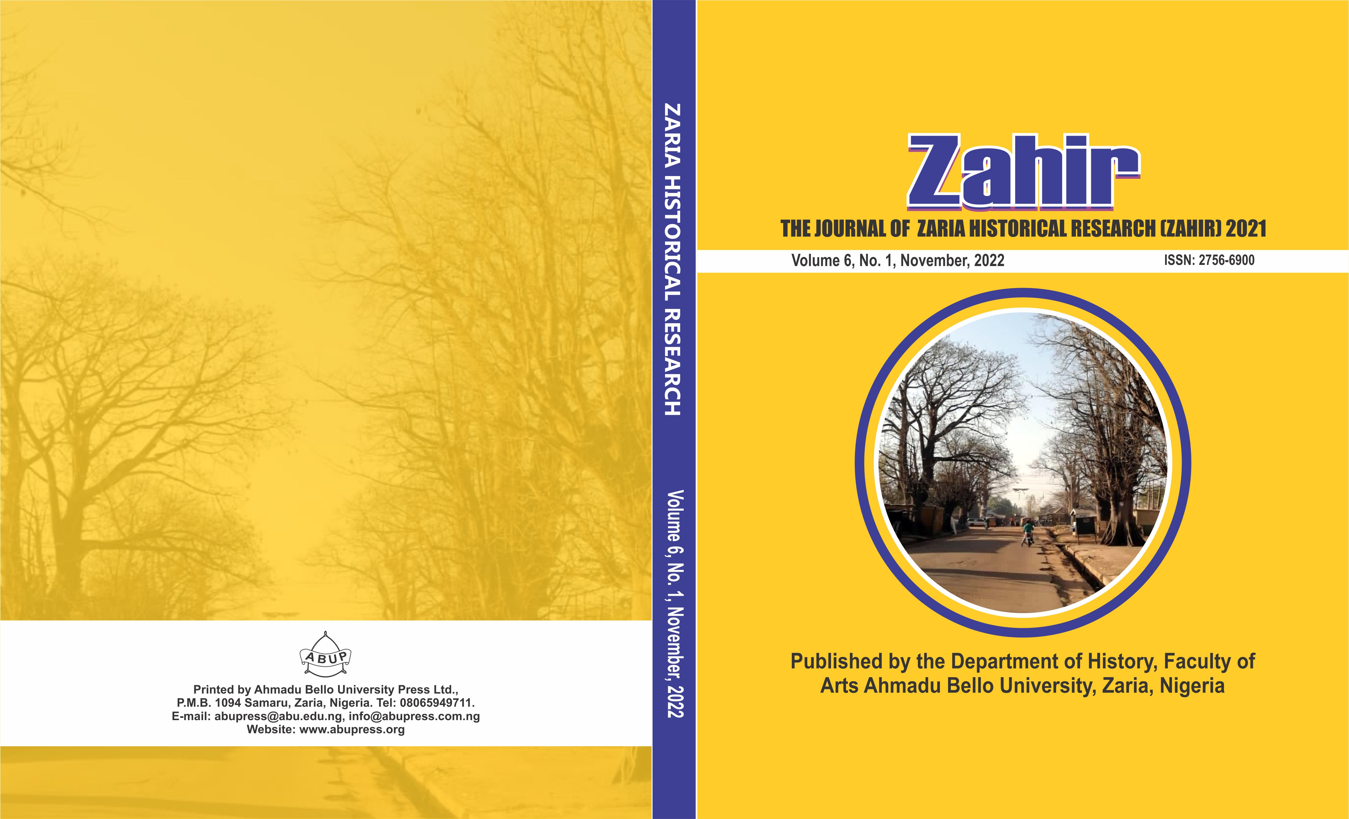 Zaria Historical Journal
