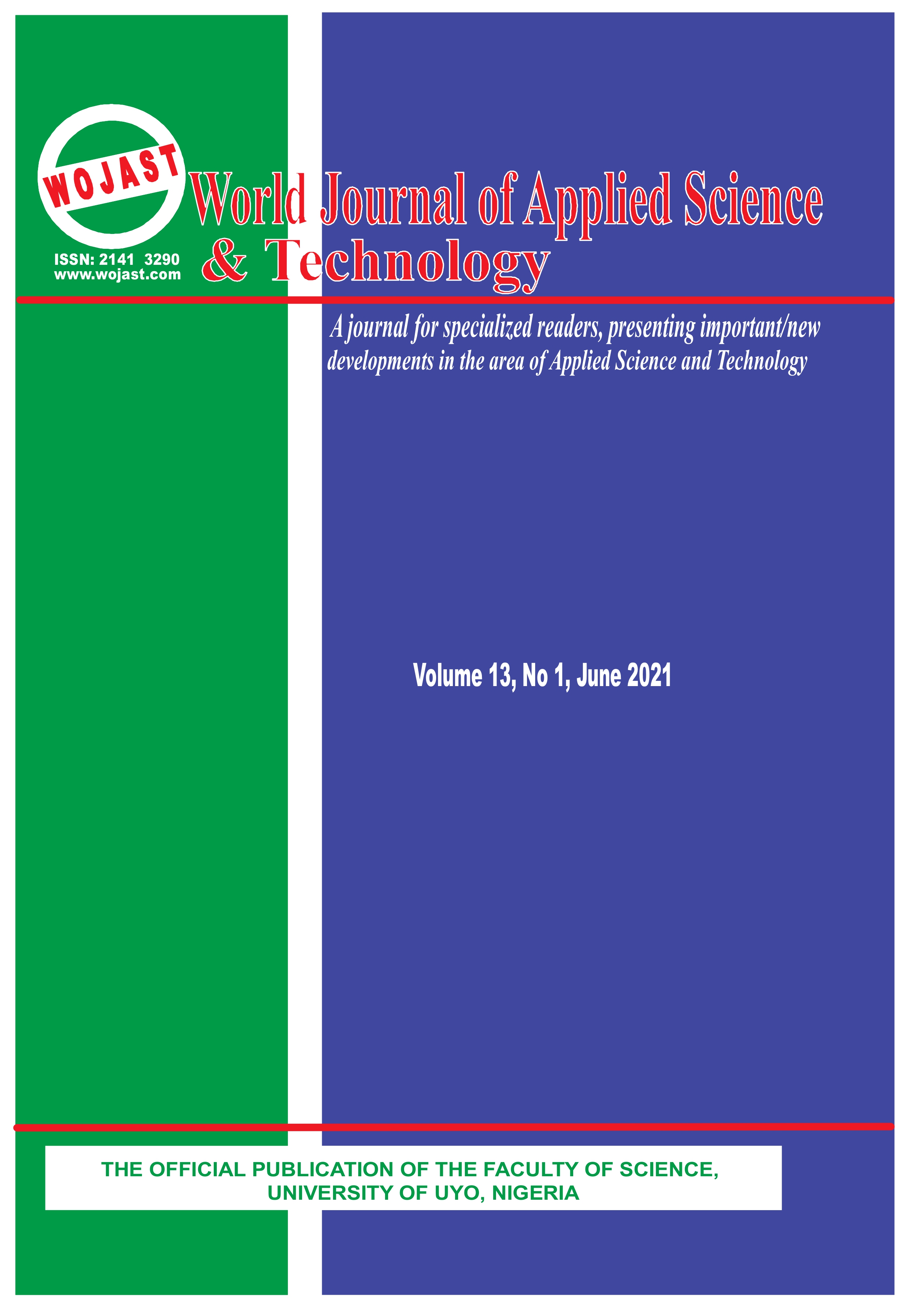 World Journal of Applied Science & Technology