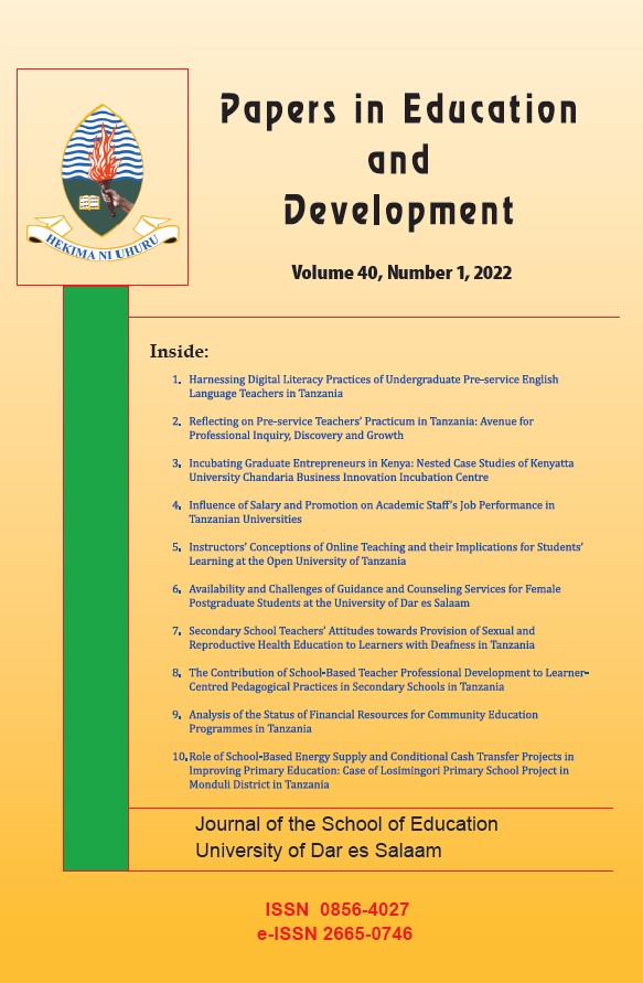 Papers in Education and Development