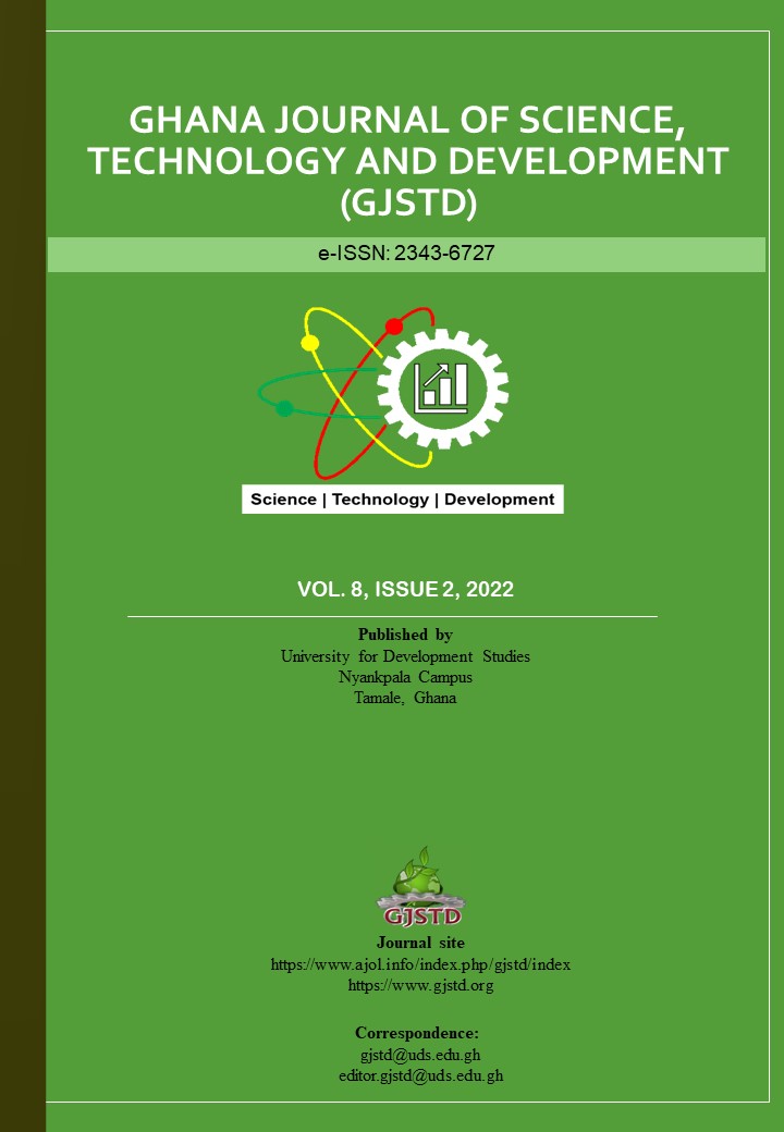 Ghana Journal of Science, Technology and Development