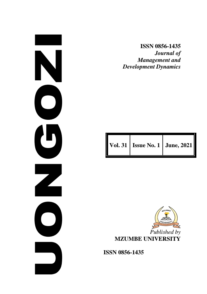 UONGOZI Journal of Management and Development Dynamics