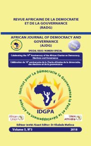 African Journal of Democracy and Governance