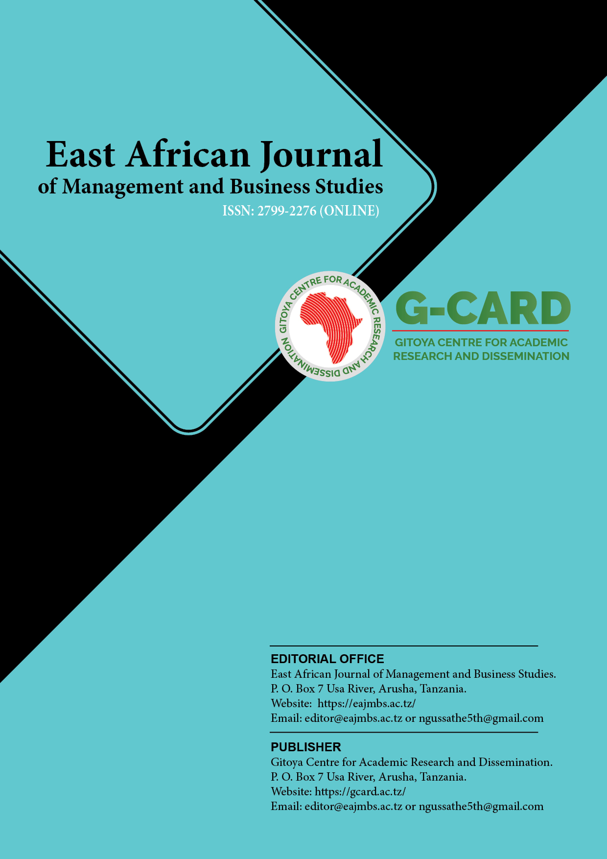 East African Journal of Management and Business Studies