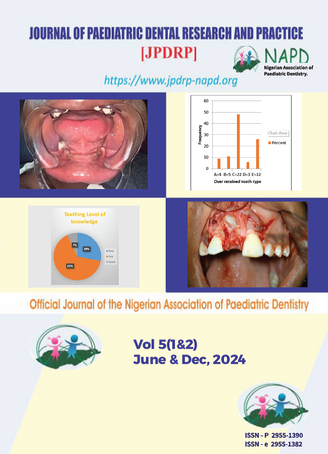 Journal of Paediatric Dental Research and Practice