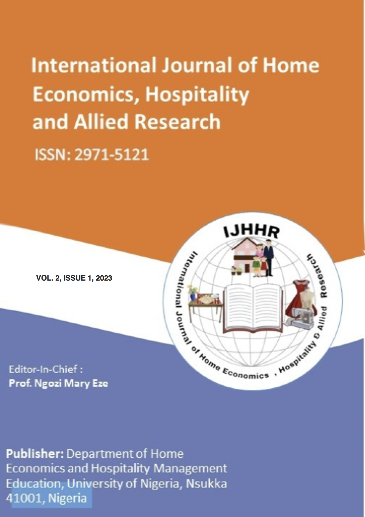 International Journal of Home Economics, Hospitality and Allied Research