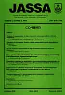 JASSA: Journal of Applied Science in Southern Africa