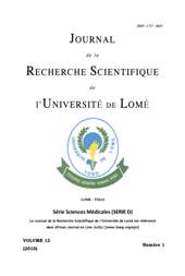 Journal de la Recherche Scientifique de l’Université de Lomé