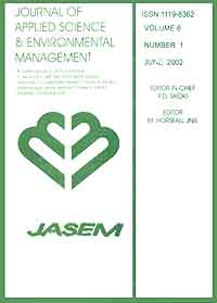 Journal of Applied Sciences and Environmental Management